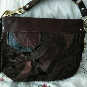 Coach purse patch work NEW